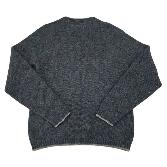 Citation Club by Puritan Wool Men's Crewneck Pullover Sweater Green/Tan size 42 - Picture 3 of 4